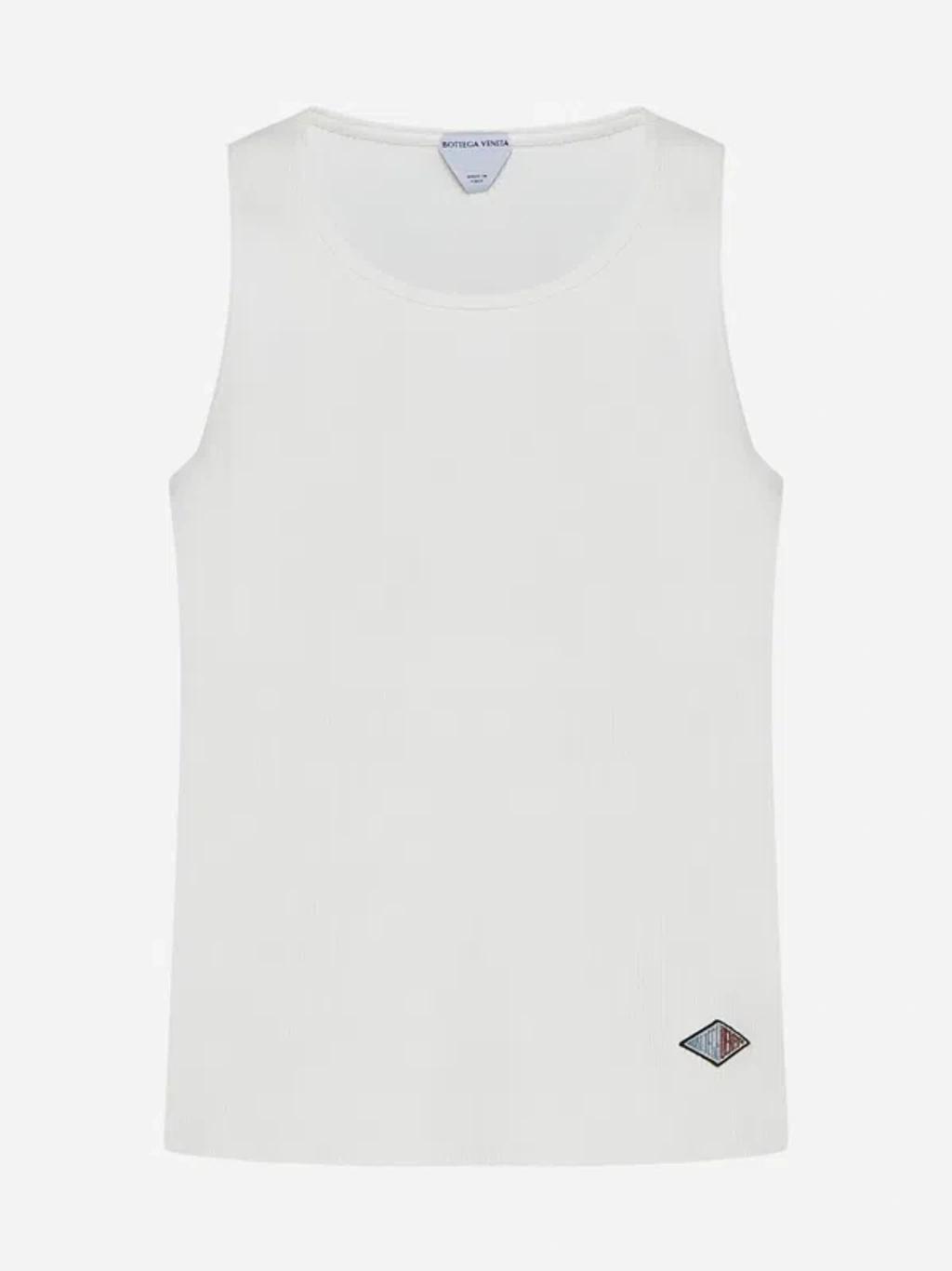 BOTTEGA VENETA Slim Fit Cotton T-shirt In White Product Image