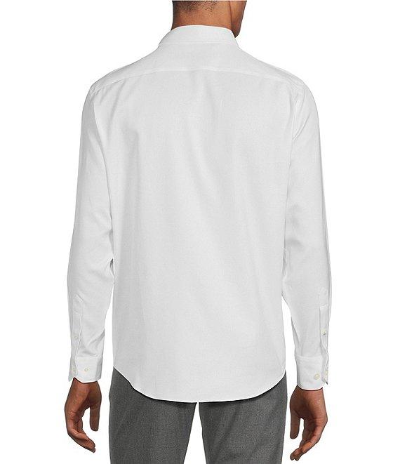 Murano Big & Tall Wardrobe Essentials Slim Fit Solid Stretch Twill Long Sleeve Woven Shirt Product Image