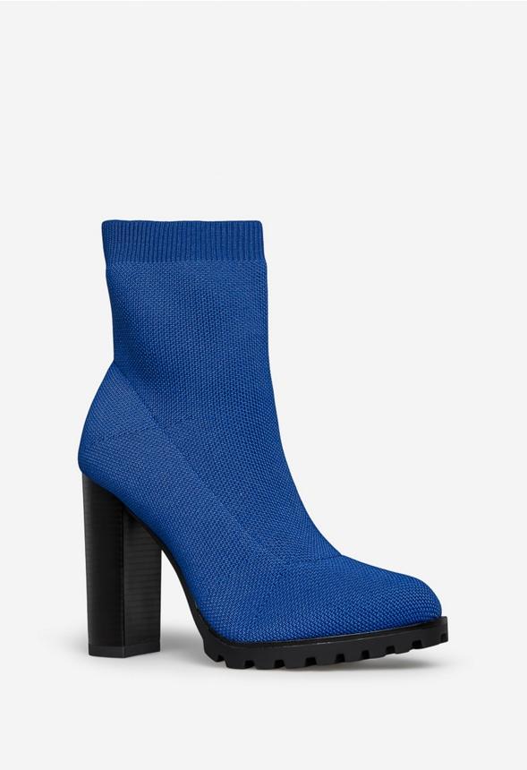 JustFab Margaux Platform Loafer Pump Womens Black/ White Size 8.5 Product Image