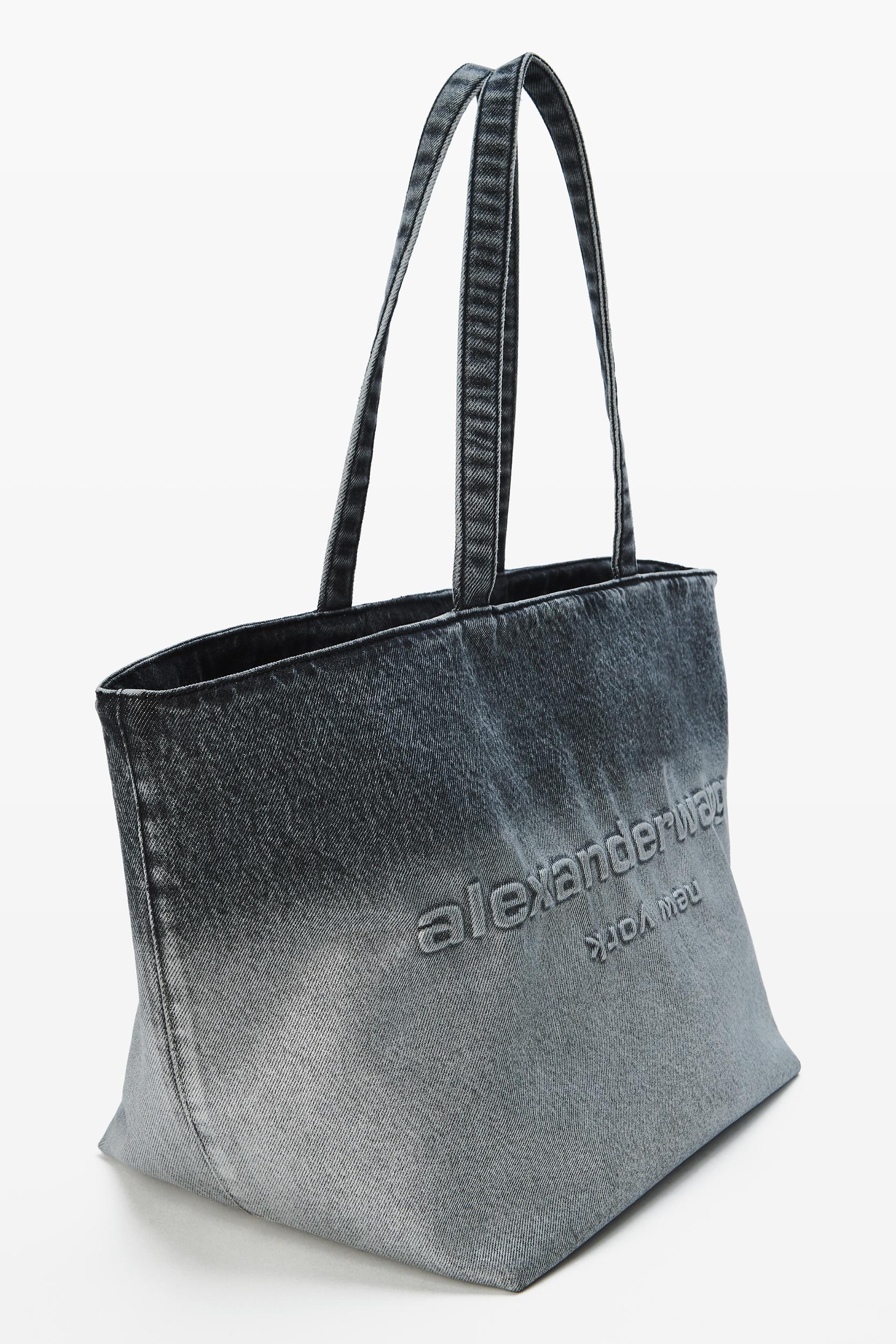 Punch Tote Coated Denim Large Product Image