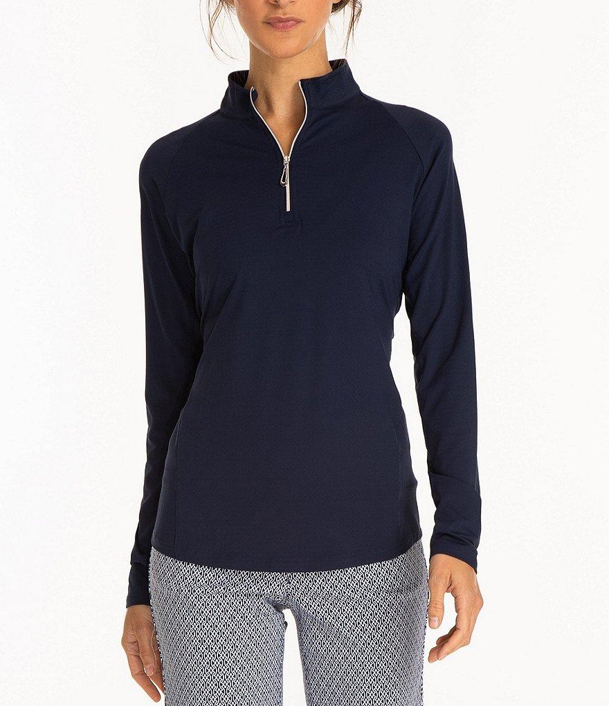 Sport Haley Sunscape UPF Long Sleeve Quarter Zip Mockneck Top Product Image