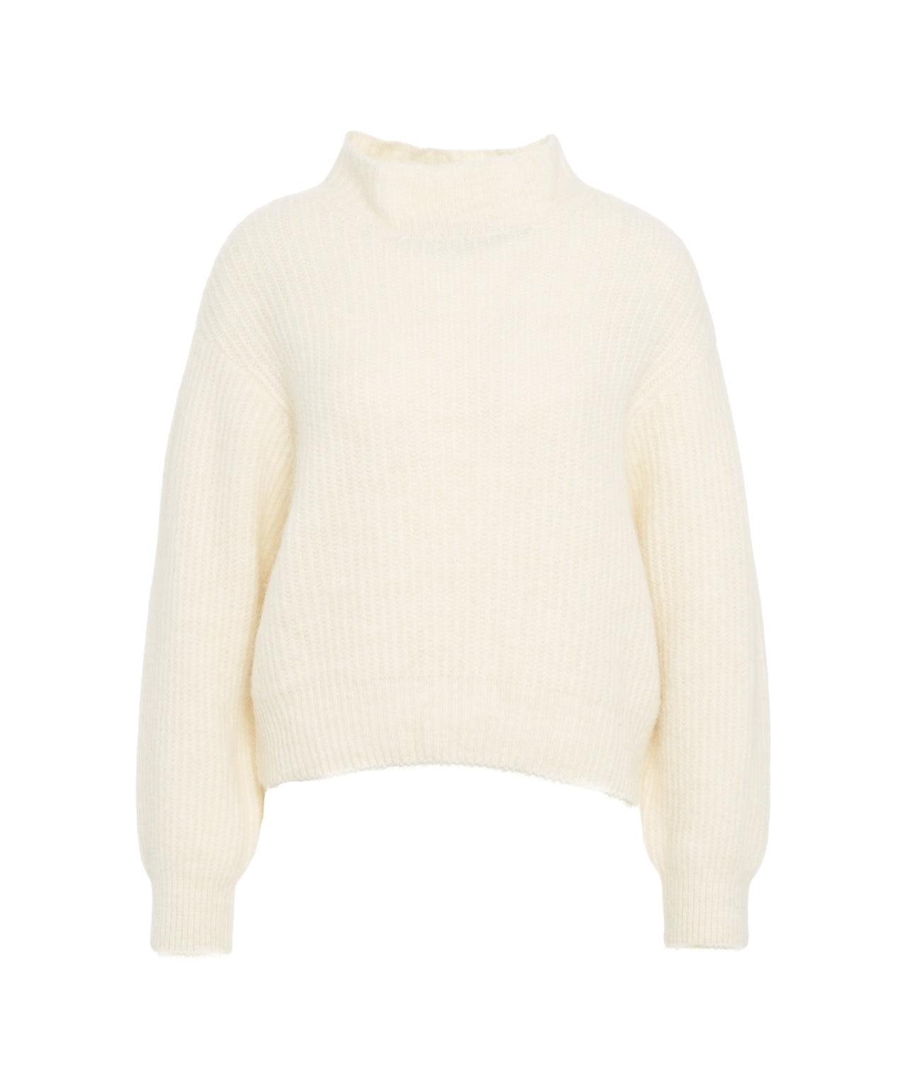 Wool Sweater with High Collar Product Image