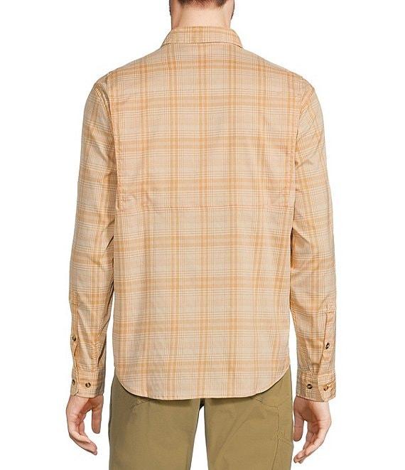 L.L.Bean Performance Stretch Tropicwear Plaid Long Sleeve Woven Shirt Product Image