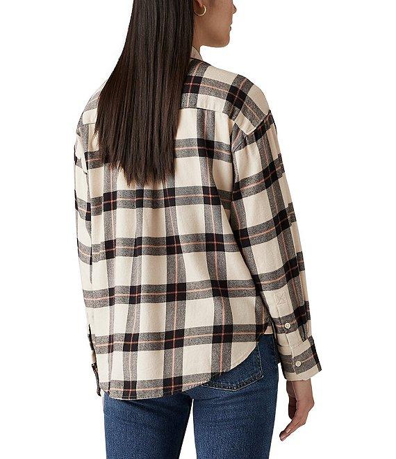 Levi's® Long Sleeve Henri Plaid Flannel Shirt Product Image