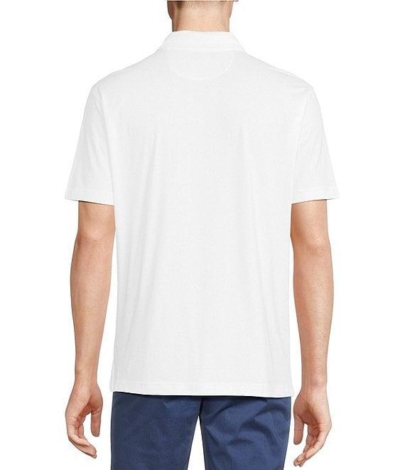 Cremieux Blue Label Classic Fit Stretch Jersey Solid Short Sleeve Polo Shirt Product Image