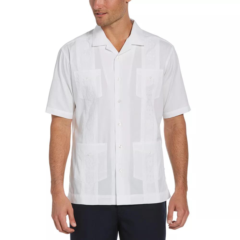 Men's Cubavera Guayabera Button-Down Shirt, Size: Medium, White Product Image