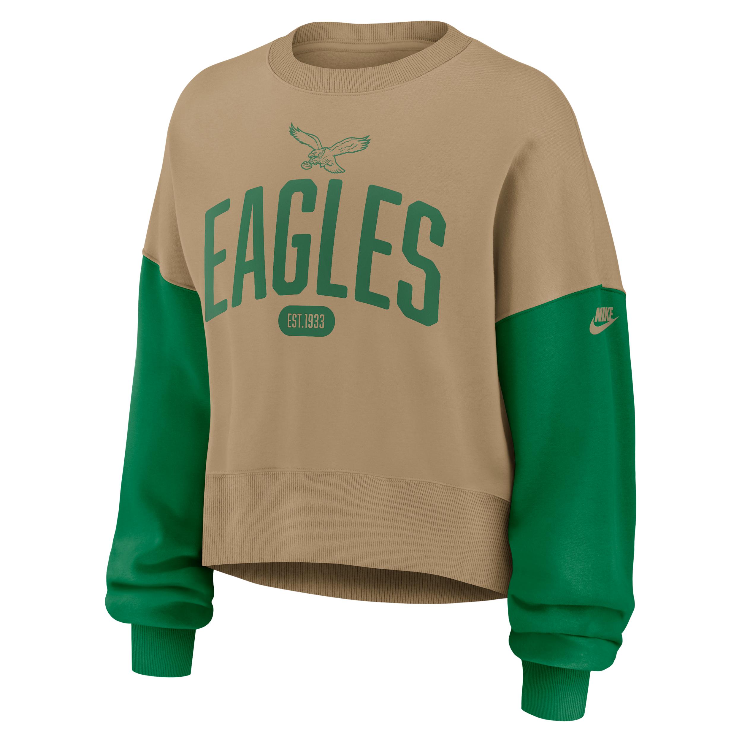 Philadelphia Eagles Rewind Nike Women's NFL Pullover Crew Product Image