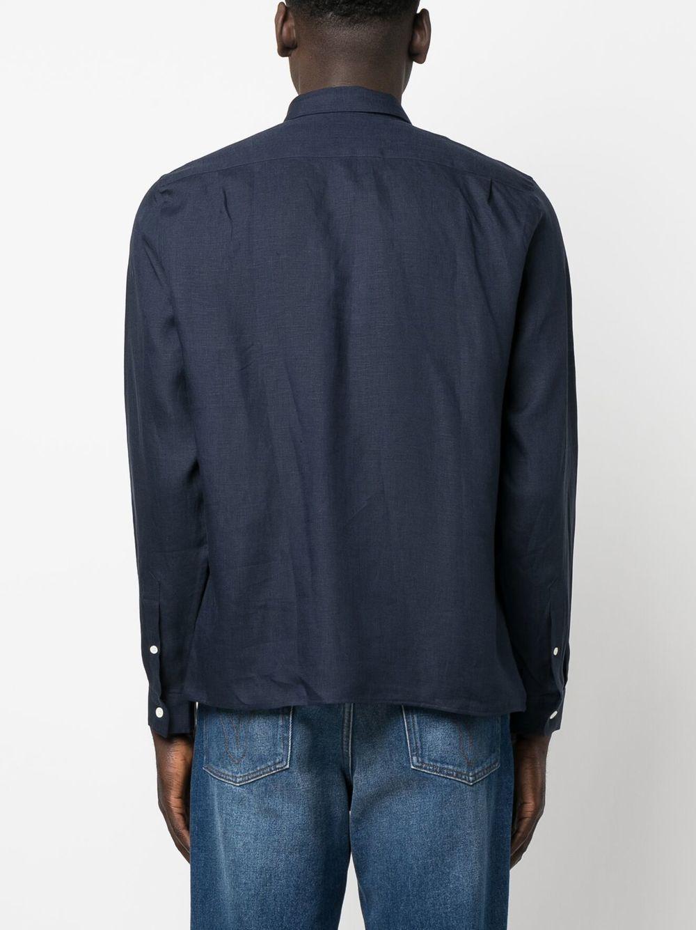 logo-embroidered button-down shirt Product Image