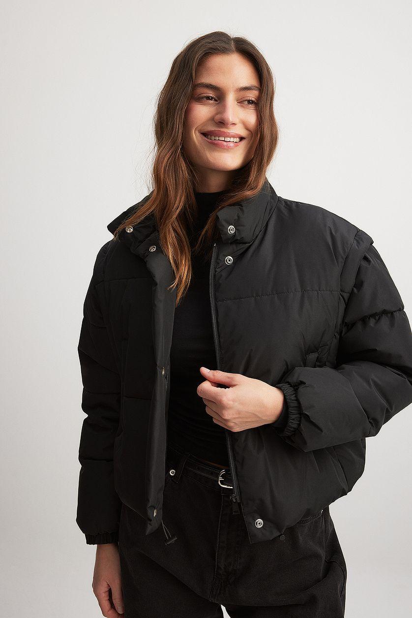 Detachable Sleeve Padded Jacket Product Image