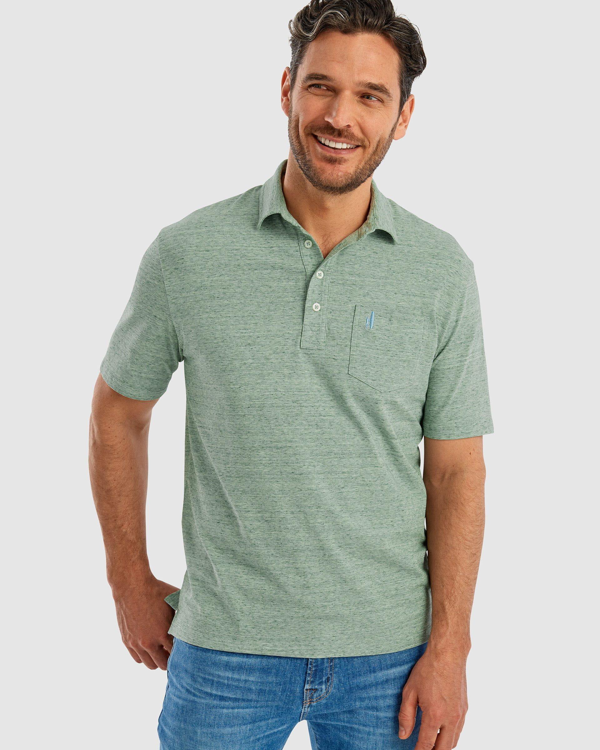 GS- TEST -  Heathered Original Polo Product Image