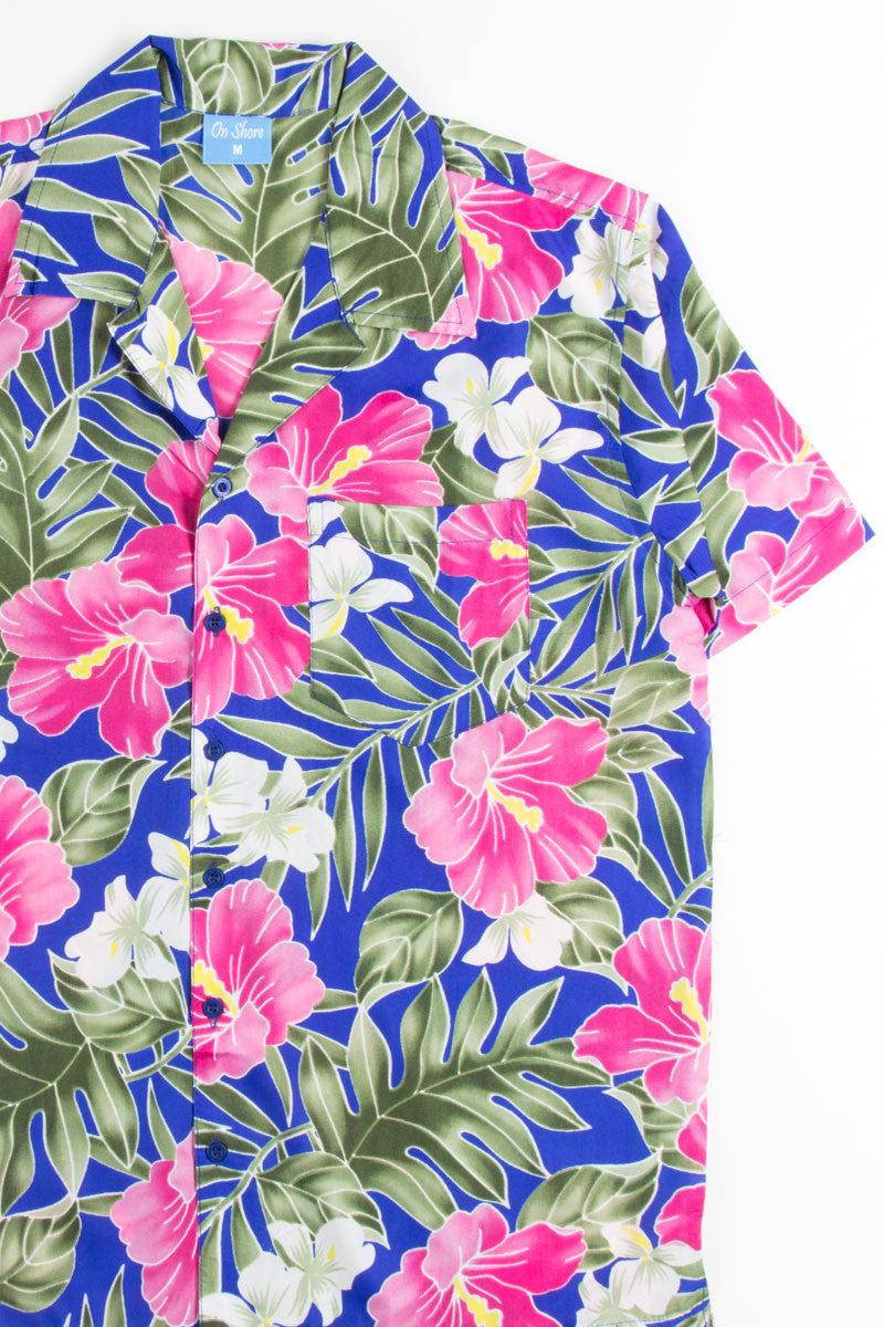 Stained Glass Hibiscus Hawaiian Shirt Product Image