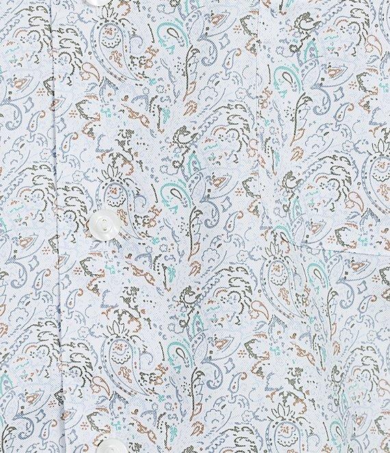 Daniel Cremieux Signature Label Paisley Short Sleeve Woven Camp Shirt Product Image