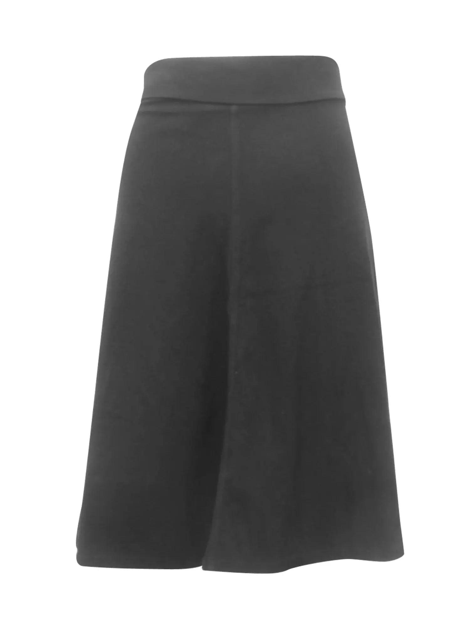 Hard Tail Forever Knee Length A-Line Rolldown Waist Skirt (Style B-126) Product Image