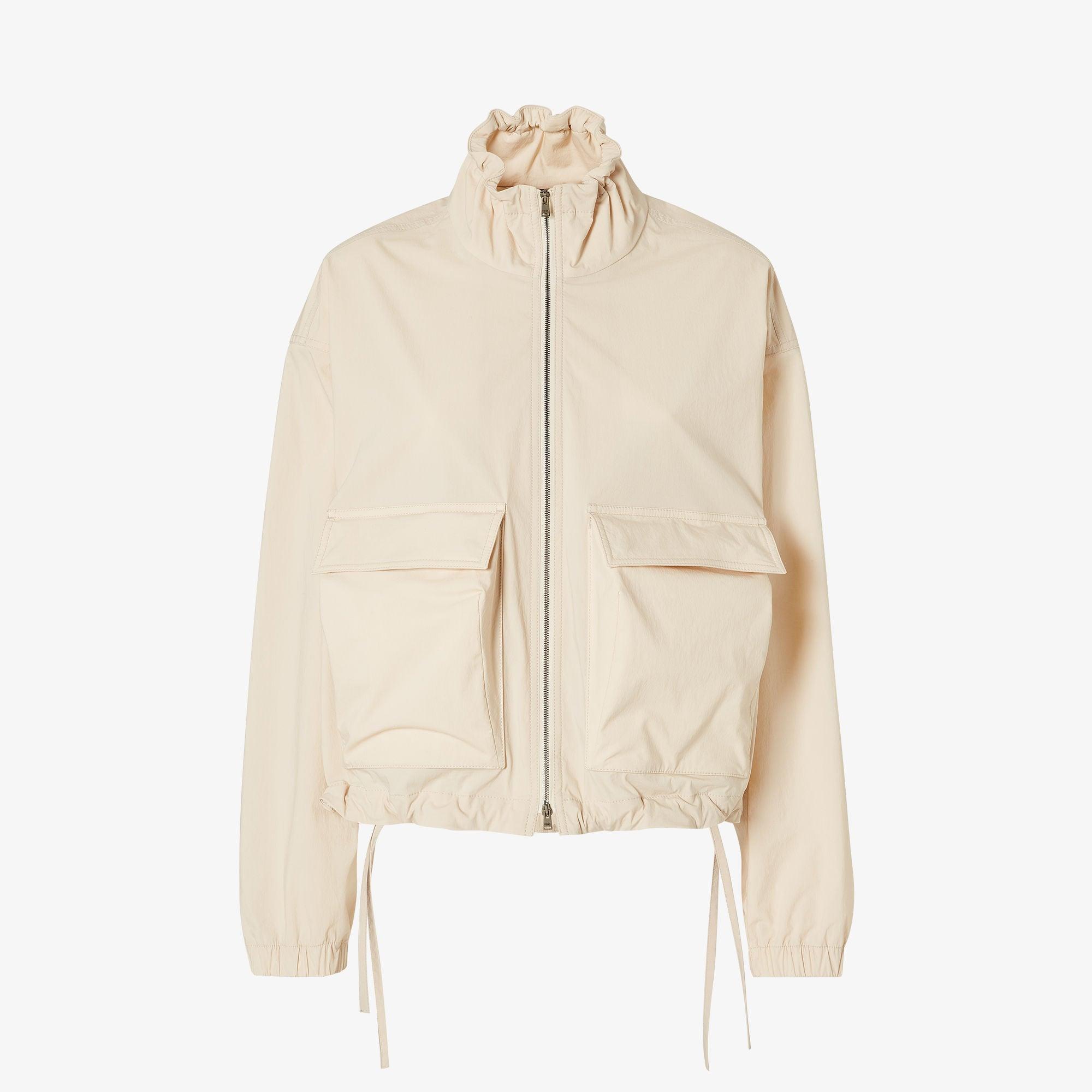WindbreakerWindbreaker in beige technical cotton Product Image
