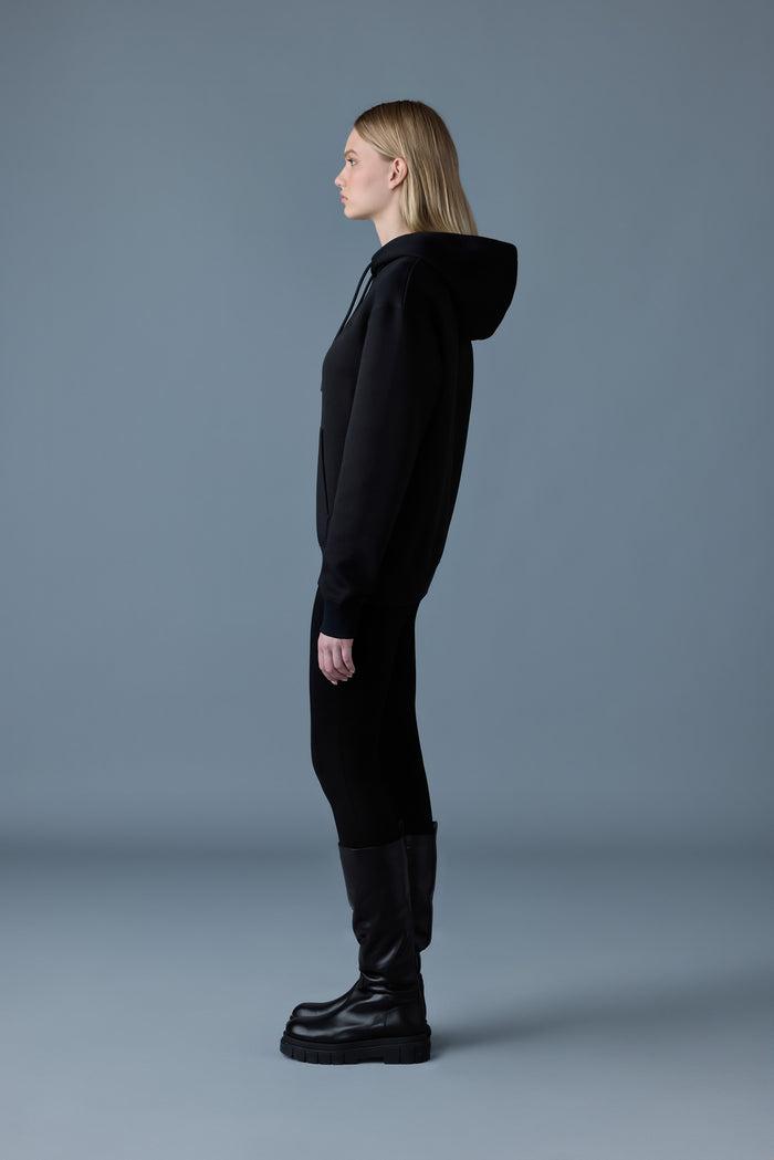 Mackage Krystian Double-Face Jersey Hoodie- Black Product Image