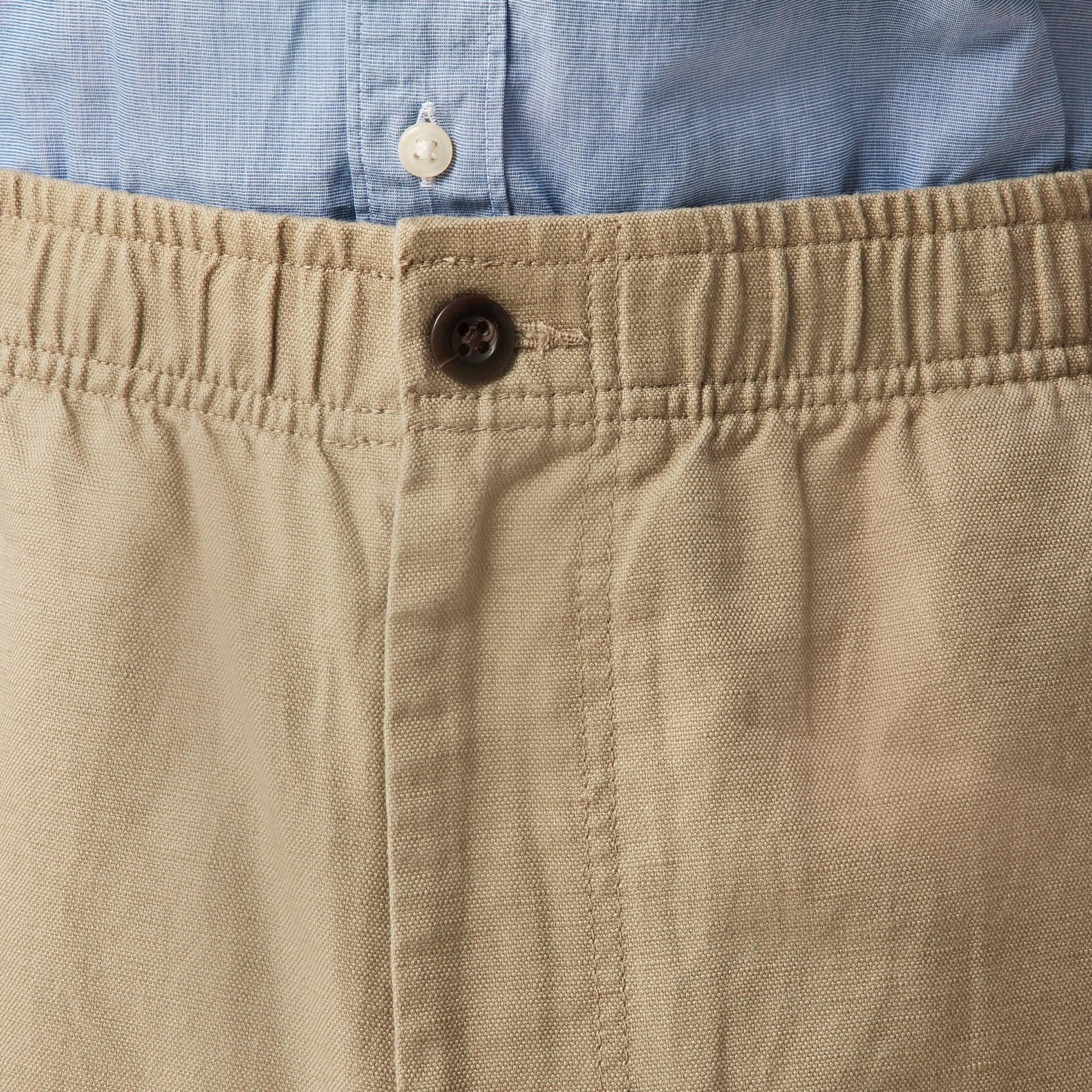 Pier pant in cotton-linen blend canvas Product Image