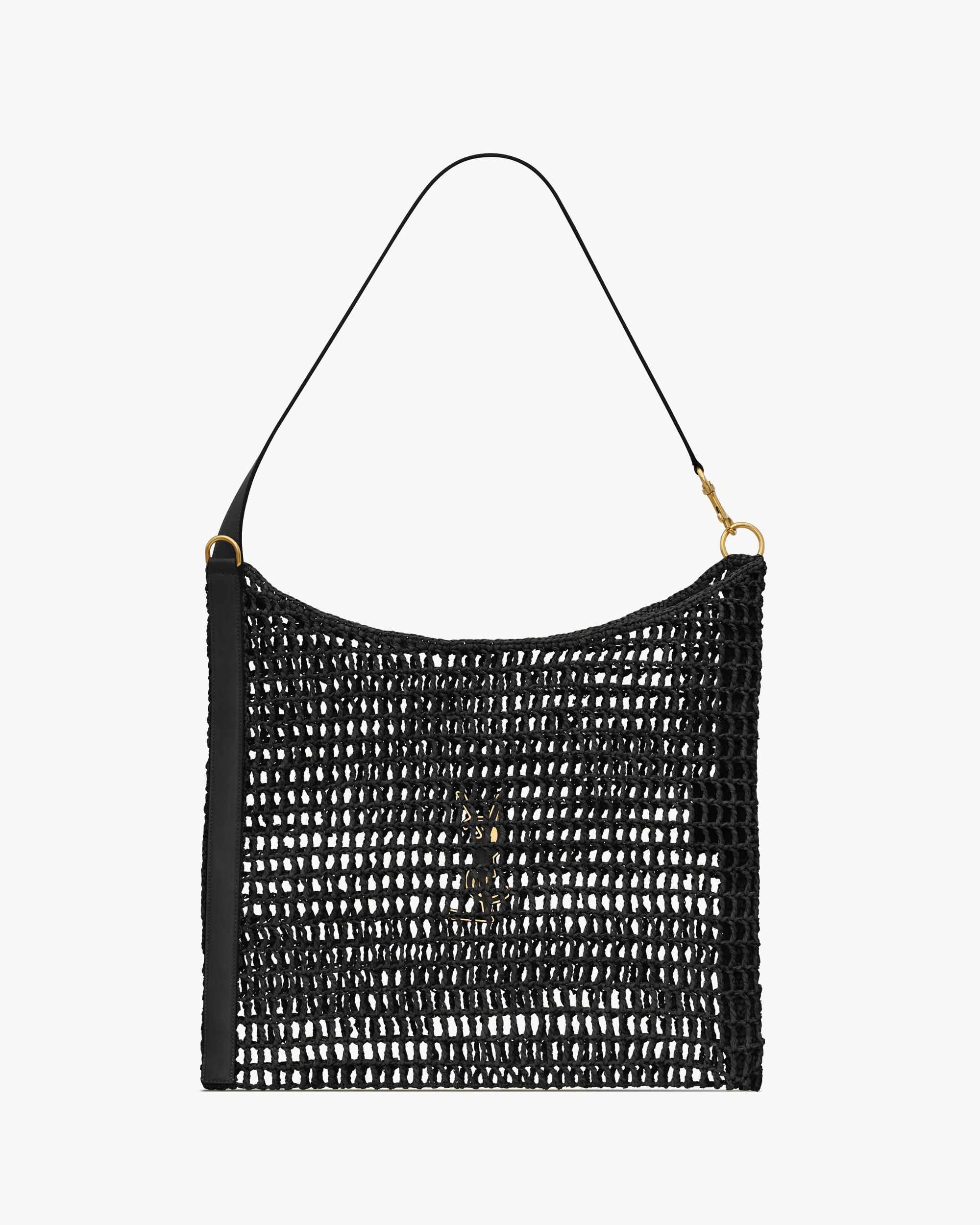 Oxalis bag in raffia macramé Product Image