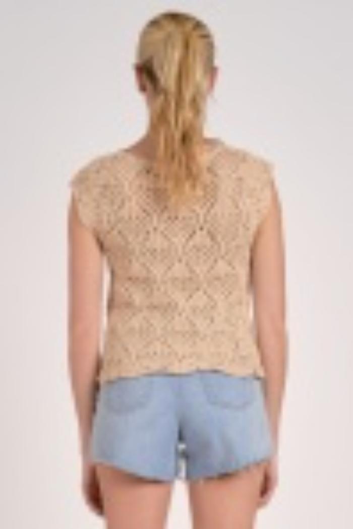 Cap Sleeve Sweater Product Image