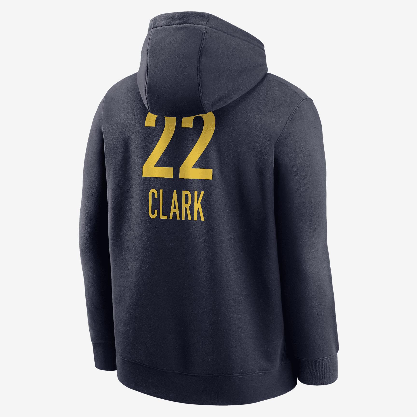 Caitlin Clark Indiana Fever Club Fleece Nike WNBA Pullover Hoodie Product Image
