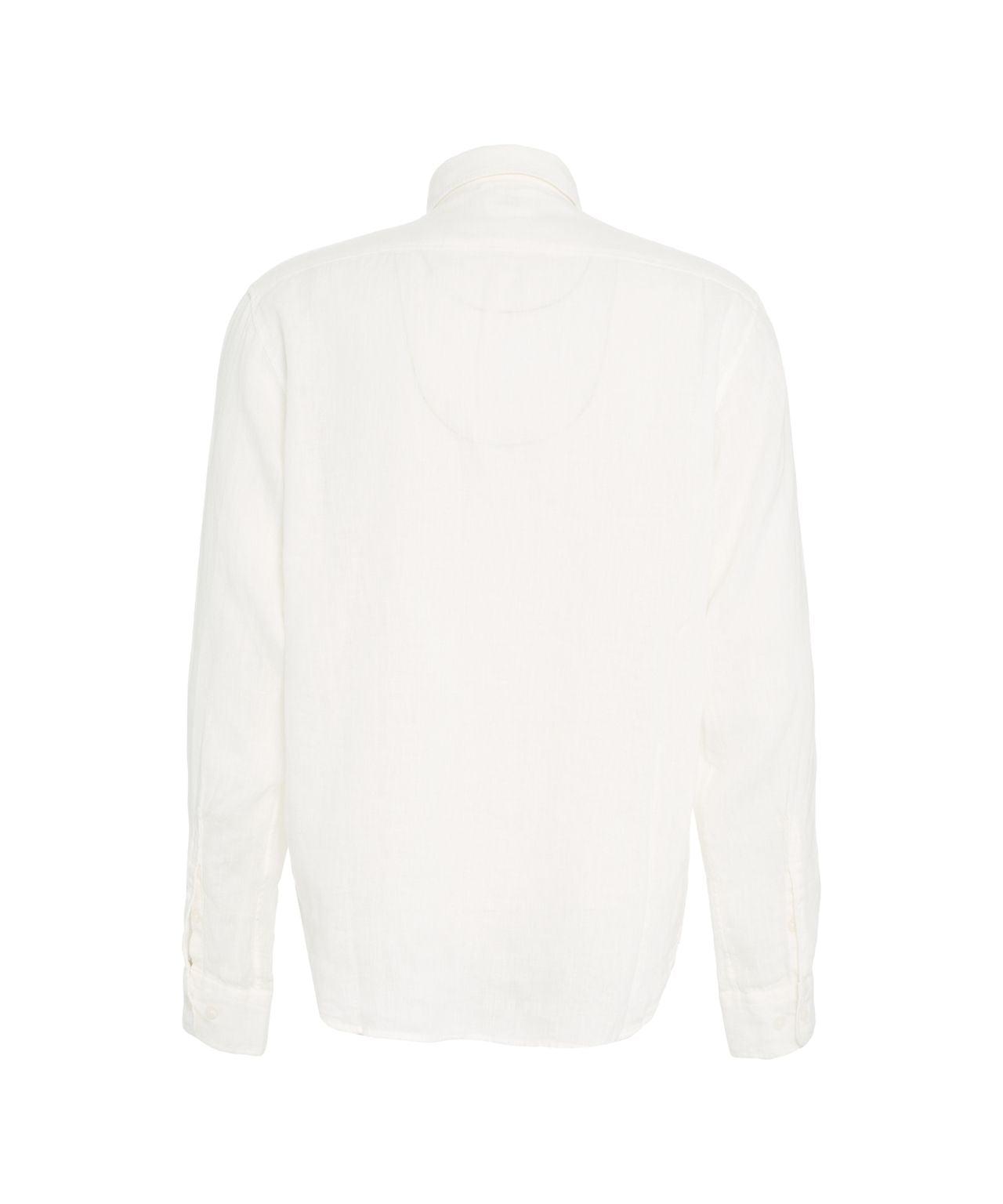 Linen shirt with logo Product Image