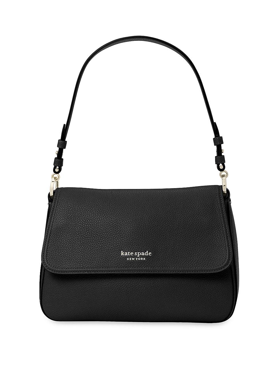 Womens Hudson Convertible Leather Shoulder Bag Product Image