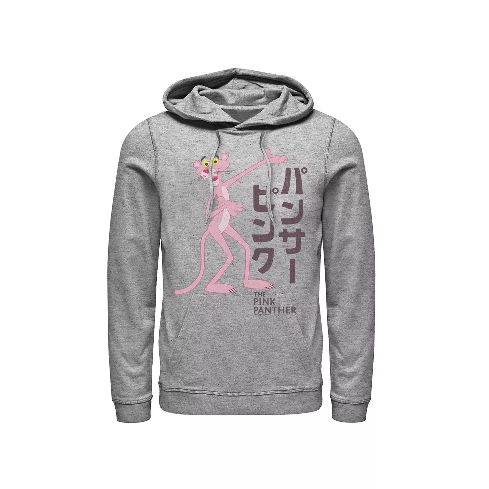 Men's Pink Panther Kanji Portrait Logo Graphic Hoodie,  Product Image