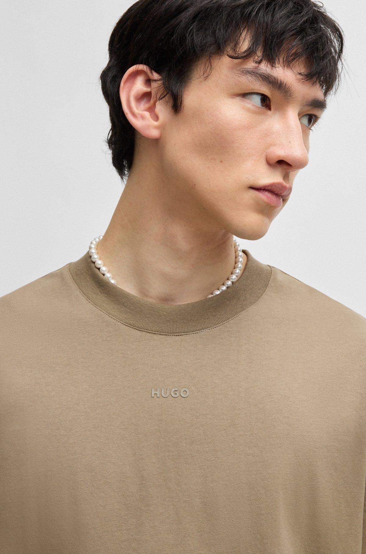 Relaxed-fit T-shirt in cotton with logo print Product Image