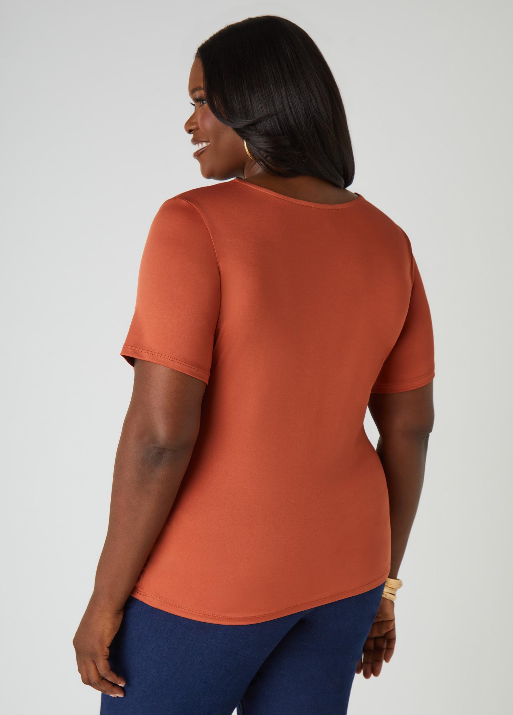 Cutout Stretch Knit Top Product Image