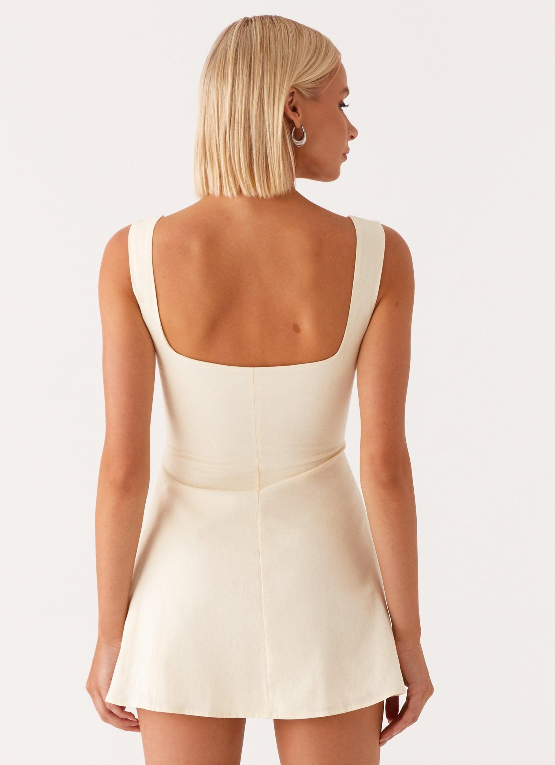 Cadence Mini Dress - Yellow Product Image