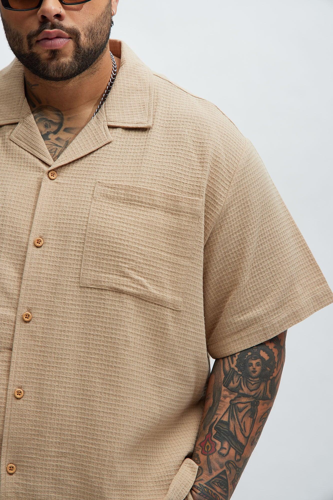 Belgian Textured Shirt - Tan Product Image