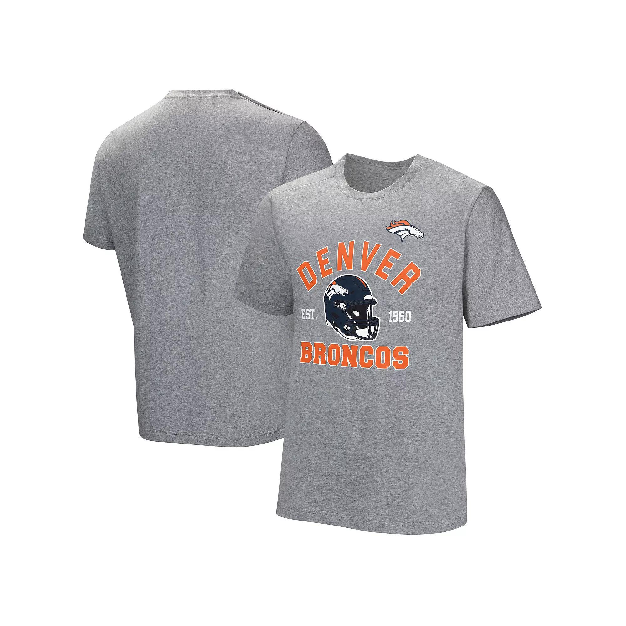 Men's Gray Denver Broncos Tackle Adaptive T-Shirt,  Product Image