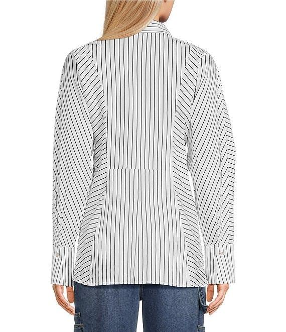 GB Stripe Print Woven Shirt Product Image