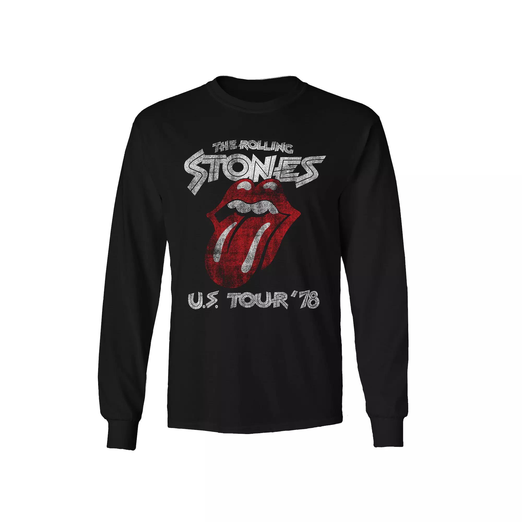 Men's Rolling Stones US Tour 78 Long Sleeve Tee, Adult Unisex,  Product Image
