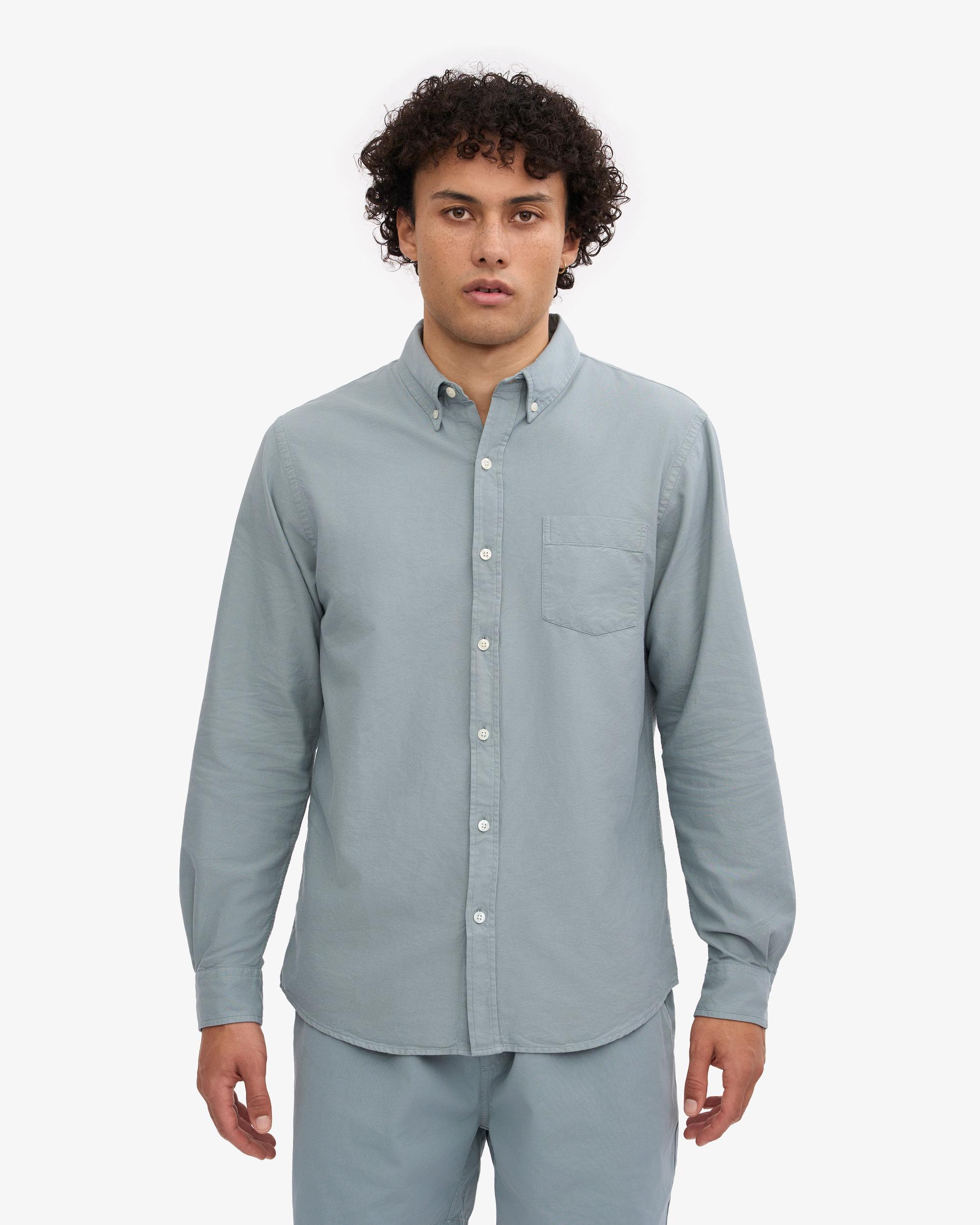 Organic Button Down Shirt - Purple Haze Product Image