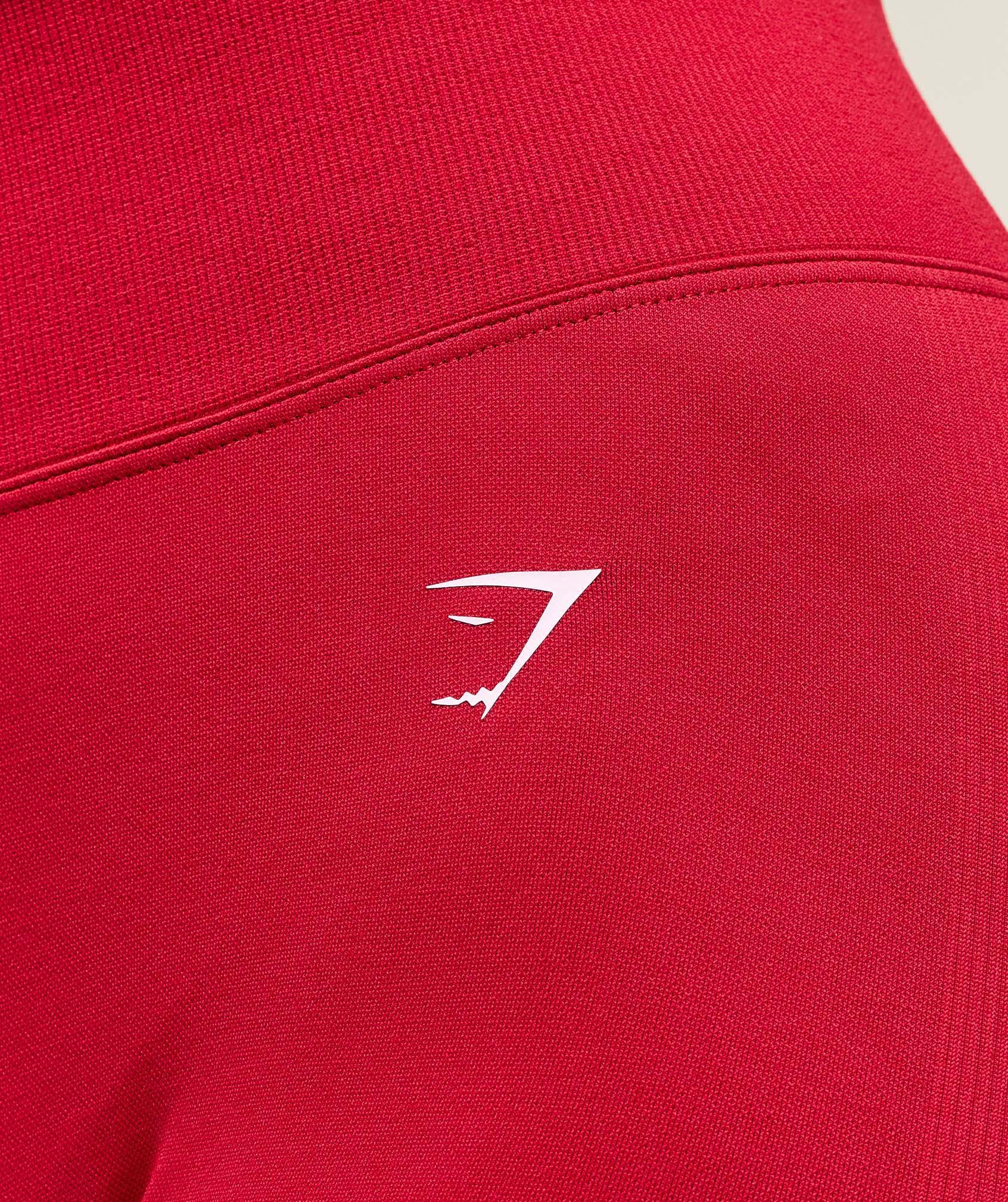 Gymshark Lift Campus Seamless Short - Carmine Red Female Product Image