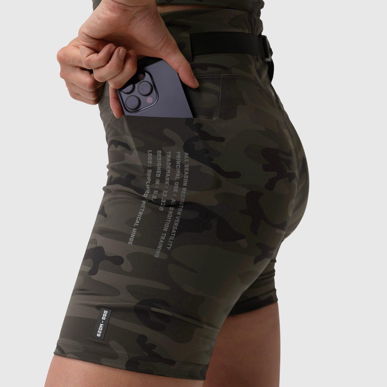W029. LYCRA® 3-in-1 Biker Short - Sage Product Image