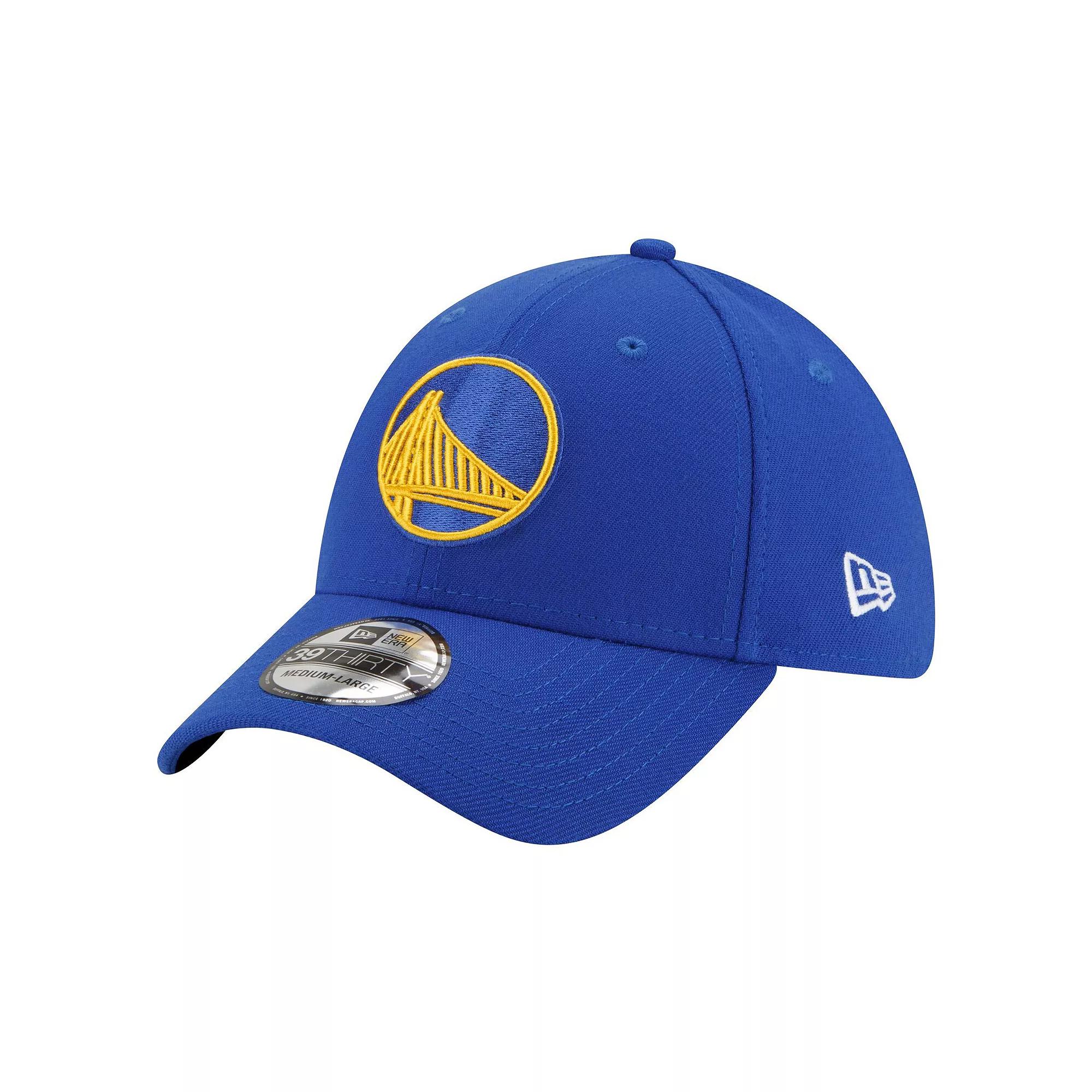 Men's New Era Royal Golden State Warriors Official Team Color 39THIRTY Flex Hat,  Product Image