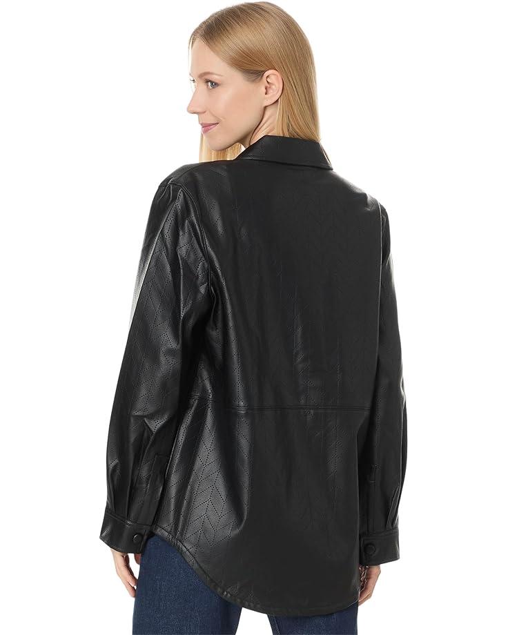 Vegan Leather Moto Jacket Product Image