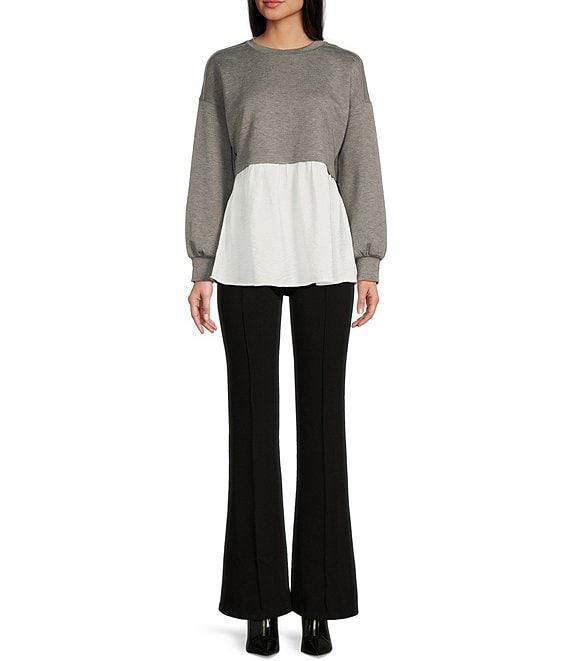 I.N. San Francisco Long Sleeve Two-fer Tunic Top Product Image