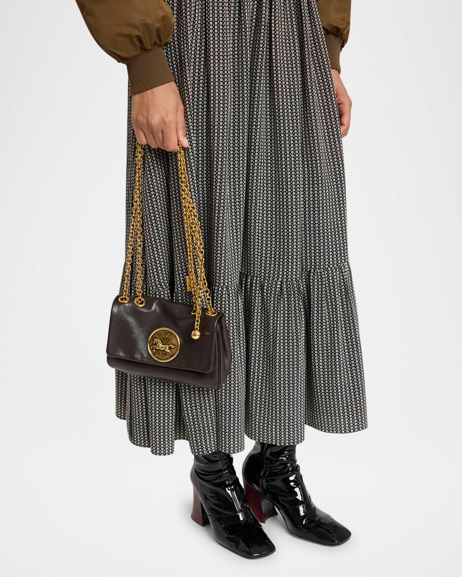 Heritage Small Crossbody Bag in Grained Leather  Product Image