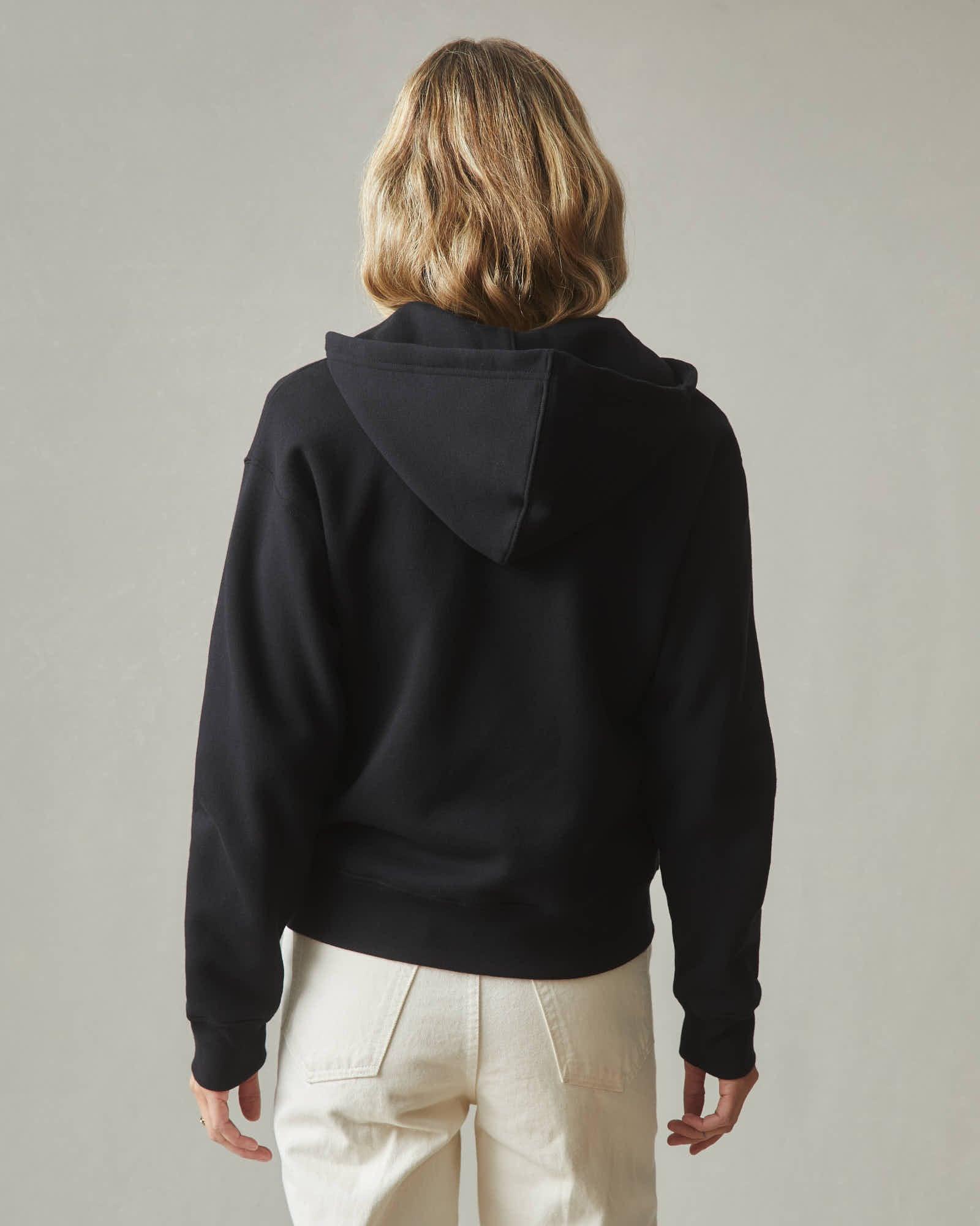 Women's Midweight Full Zip - Black Product Image