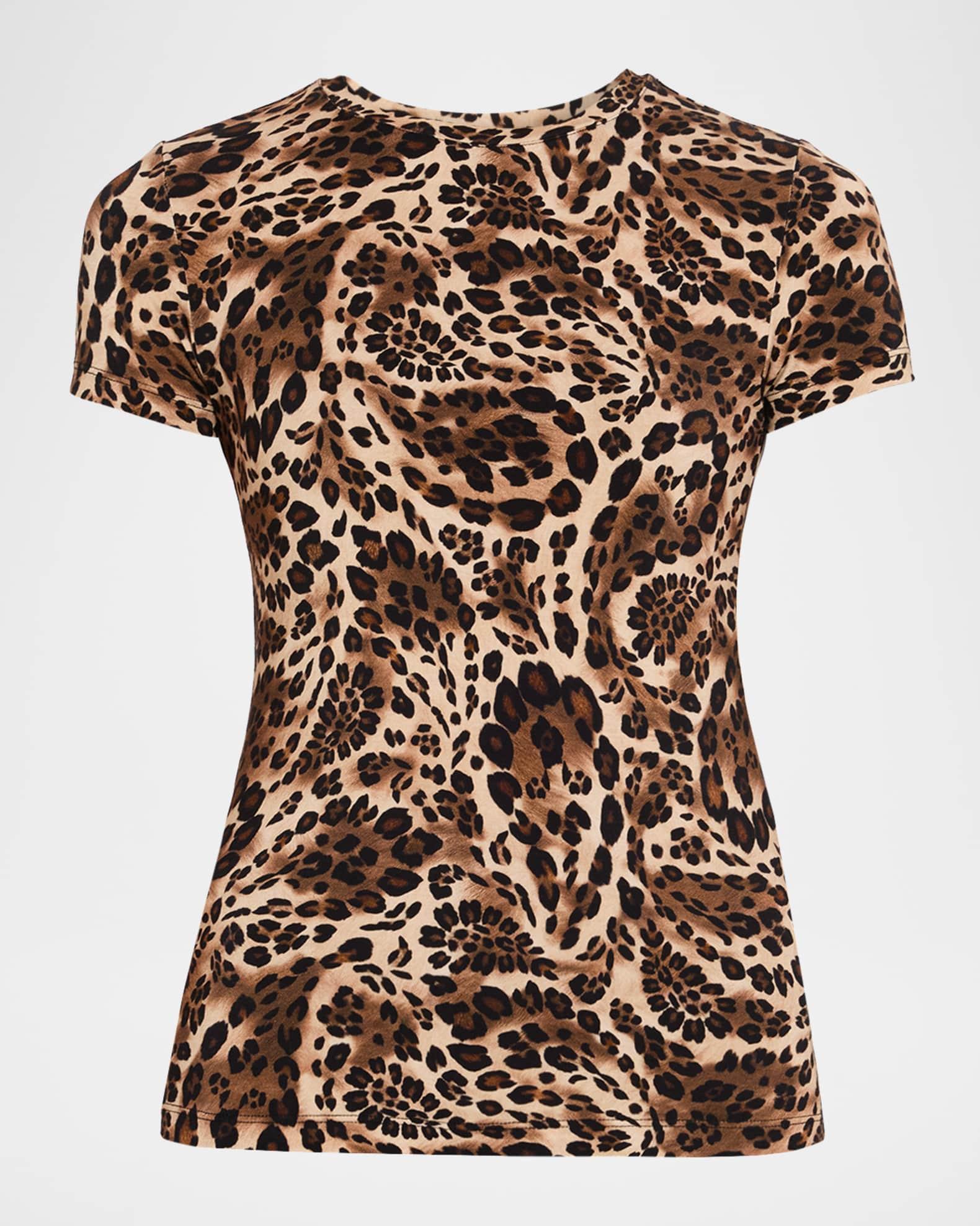 Ressi Short-Sleeve Leopard Paisley Tee Product Image