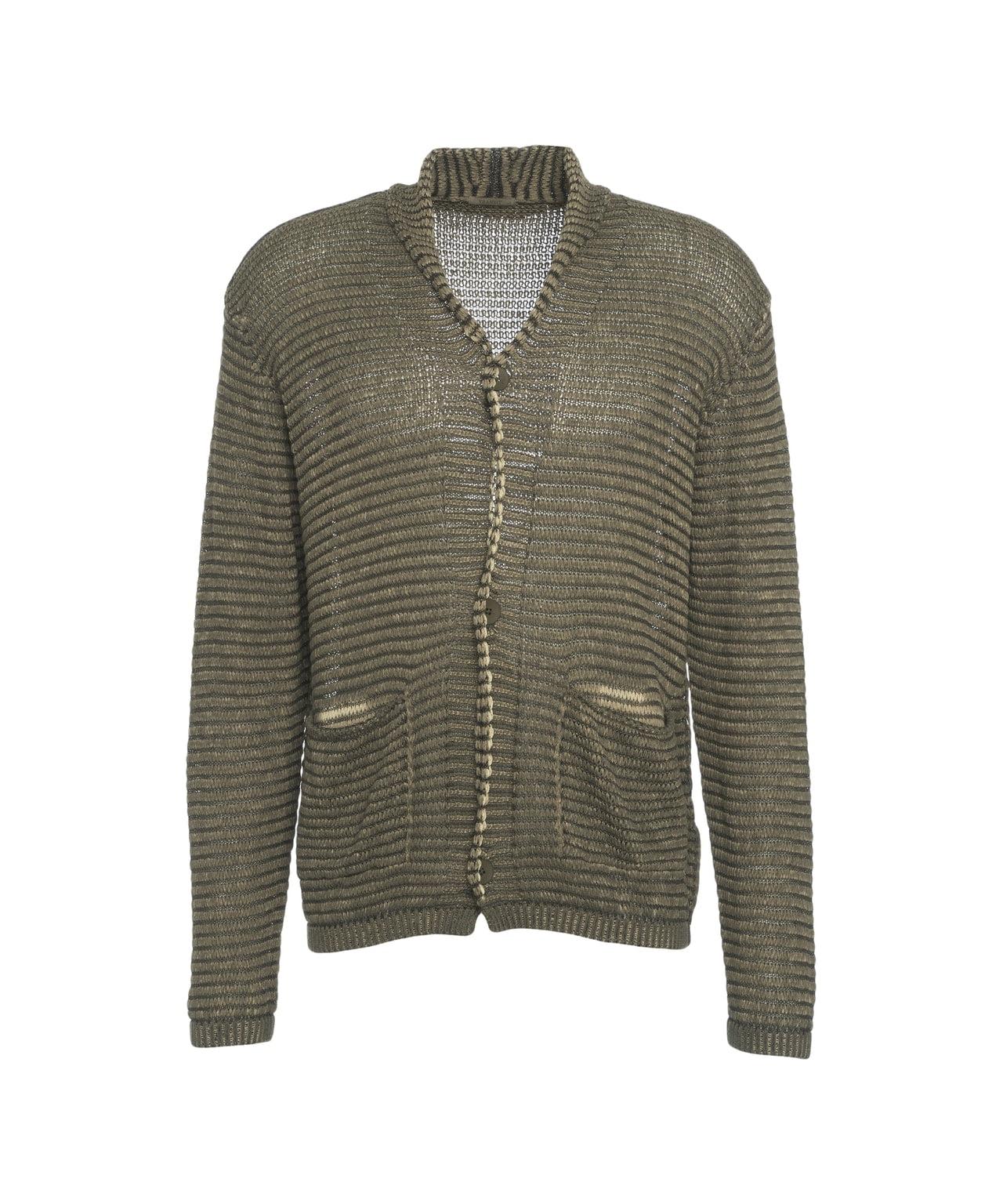 Textured knit cardigan Product Image