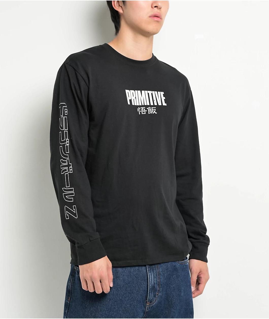 Primitive x Dragon Ball Z Vengeance Black Long Sleeve T-Shirt Product Image