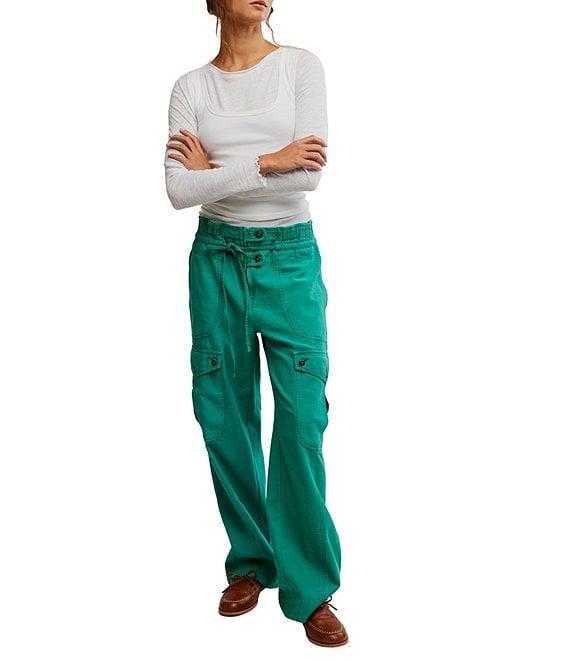 Free People Park Ave High Rise Cargo Pants Product Image