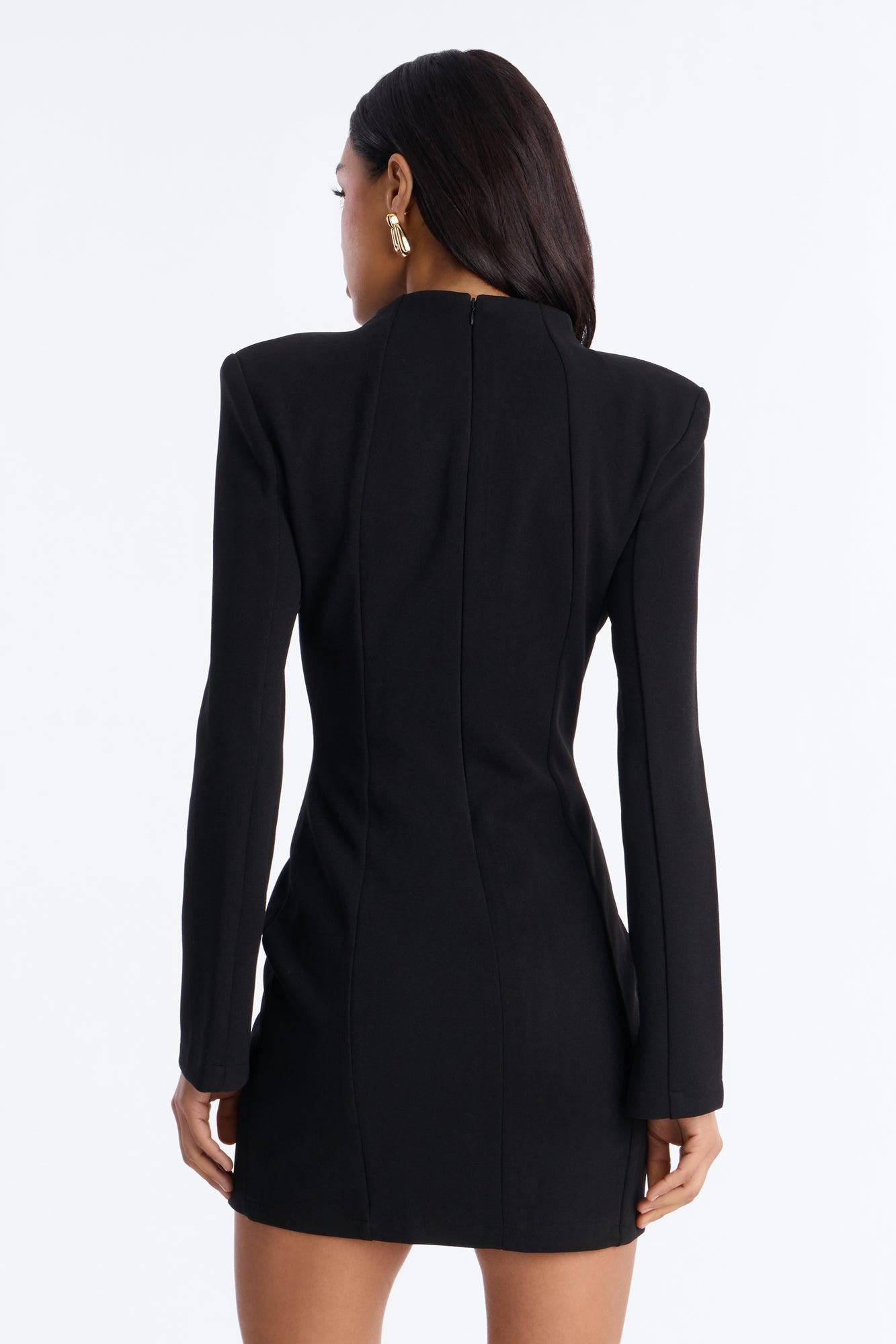 Andrea Cut Out Mini Dress - Black Female Product Image