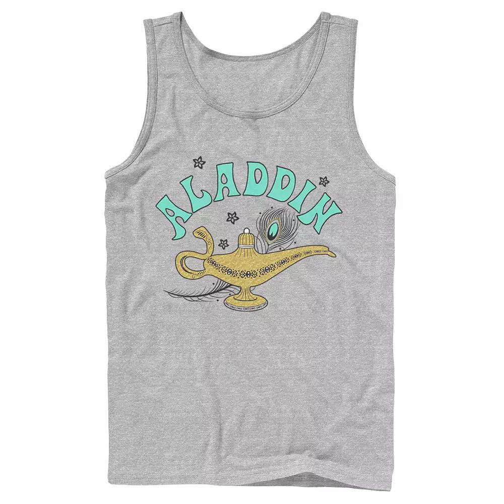 Men's Disney's Aladdin Live Action Ornate Lamp Sketch Tank Top,  Product Image