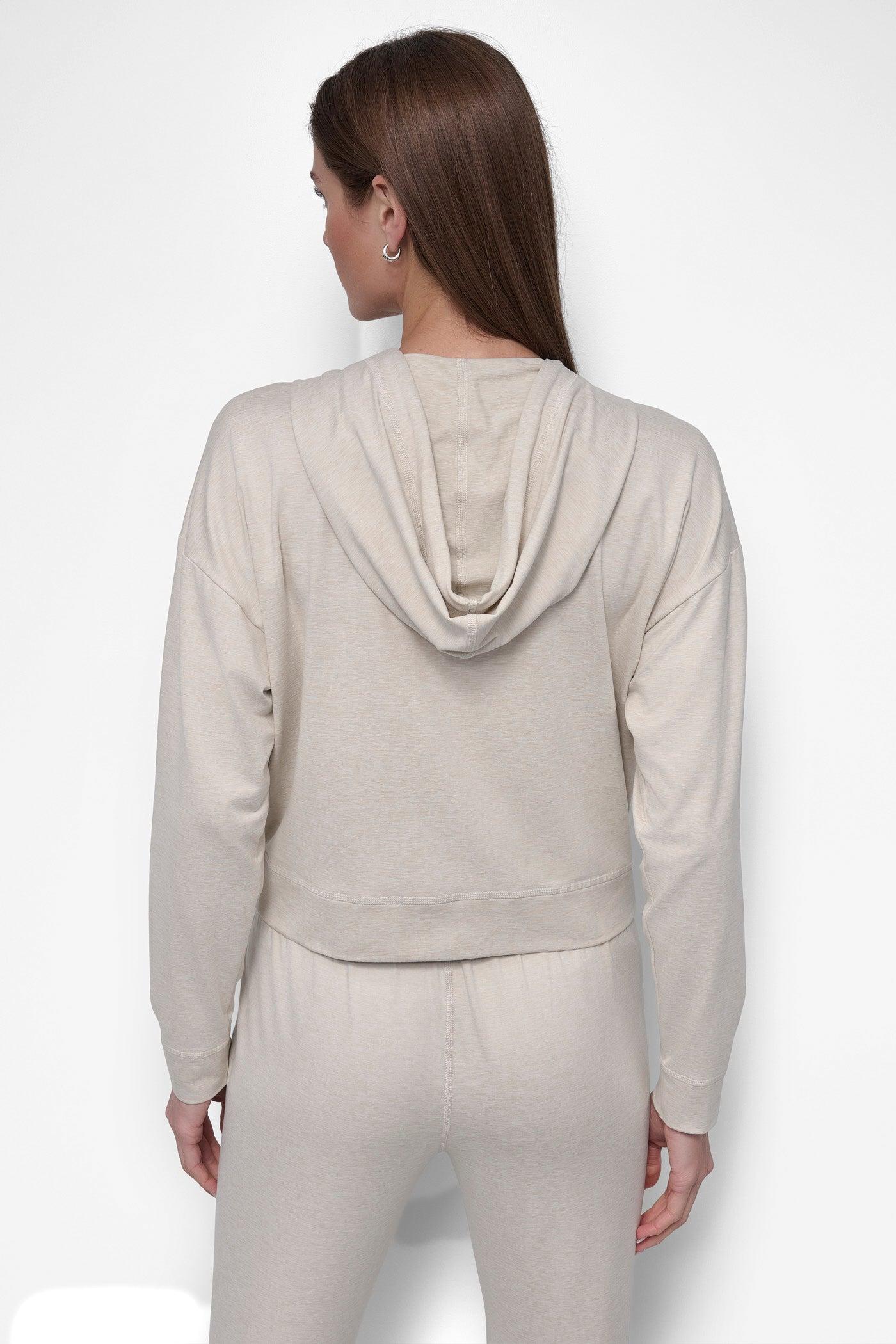 CROPPED SPACE-DYED HOODIE Product Image