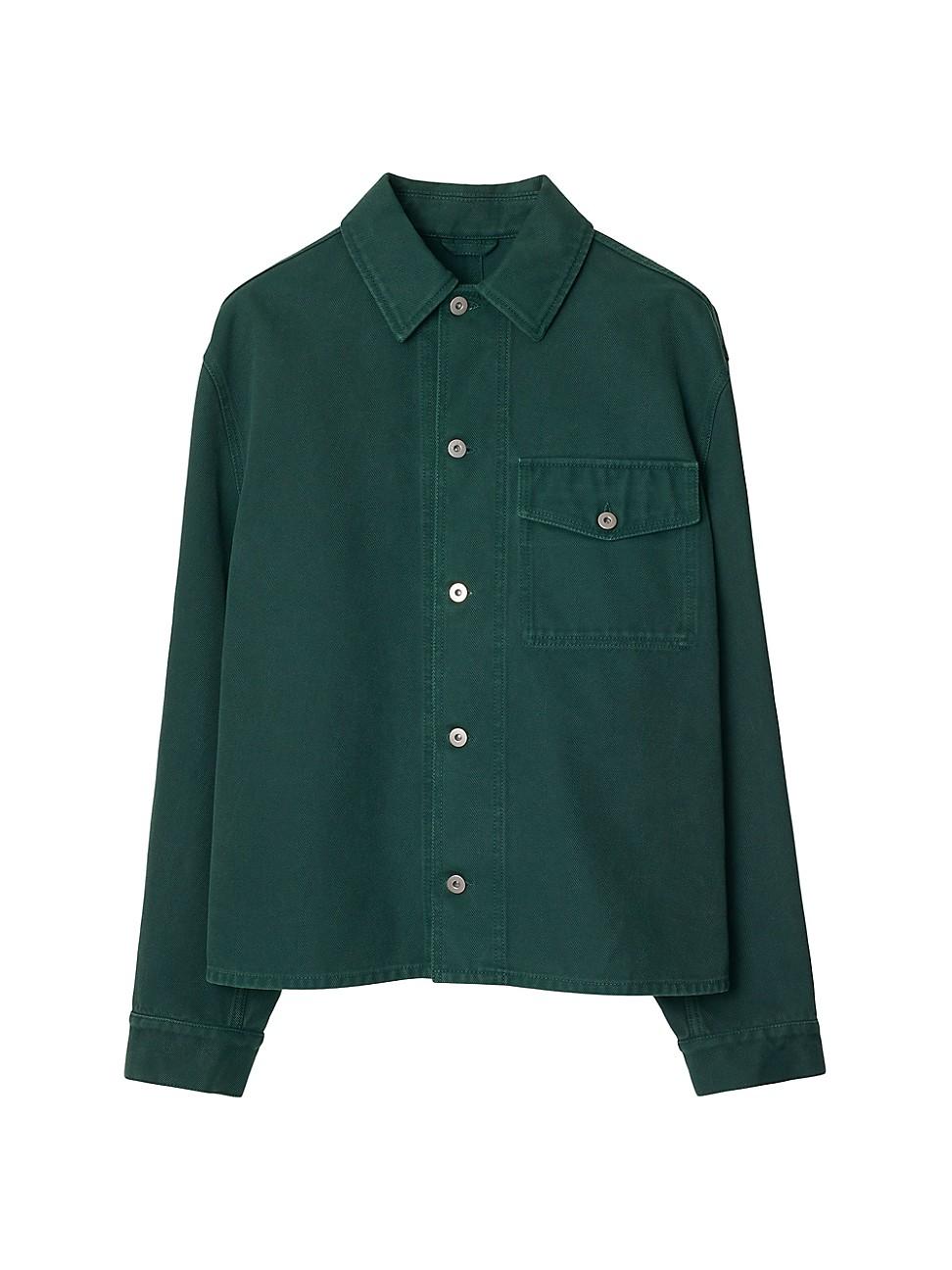 Mens Cotton Oversized Button-Front Shirt Product Image