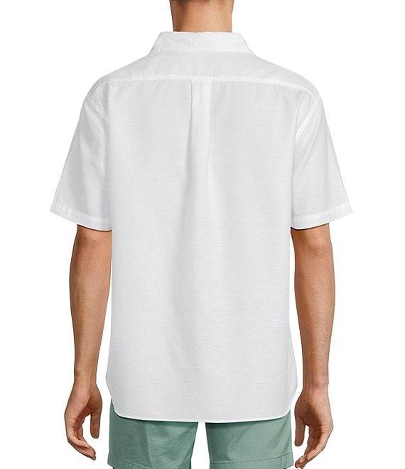 Roundtree & Yorke Short Sleeve Textured Solid Sport Shirt Product Image